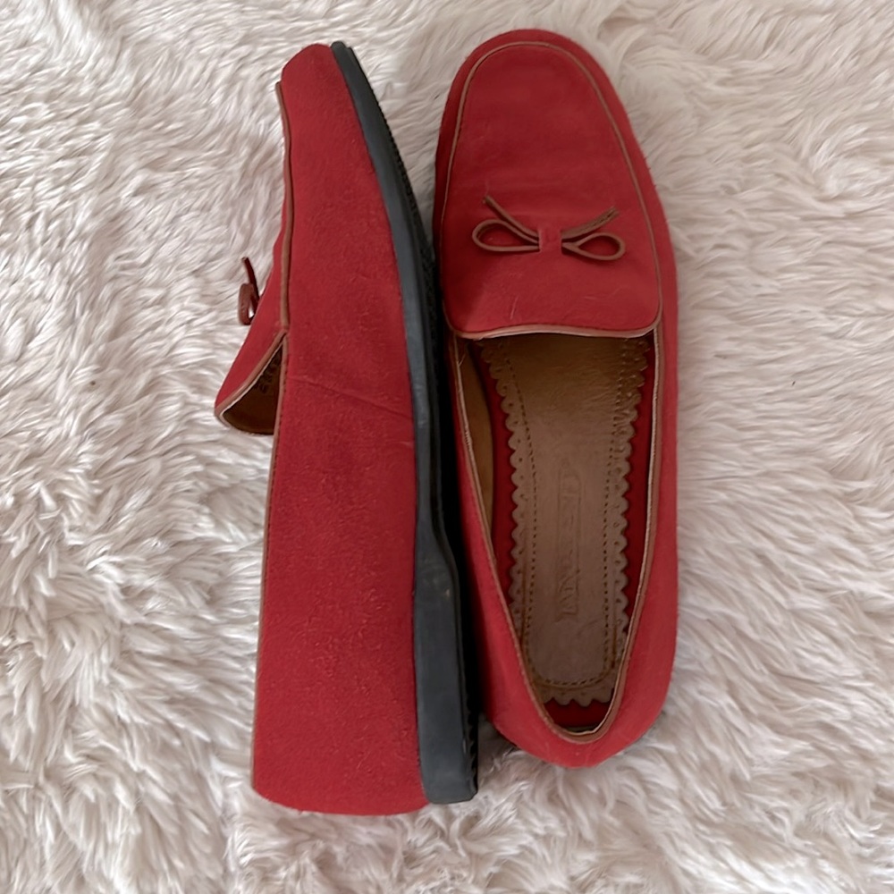 Lands’ End Women’s Red Suede Flats; Size 8.5; EUC - Picture 6 of 9